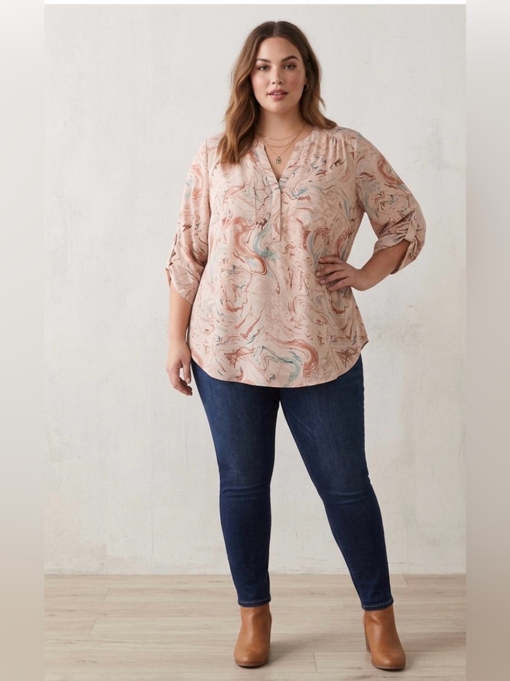 Torrid Harper popover  Blouse Size 2X